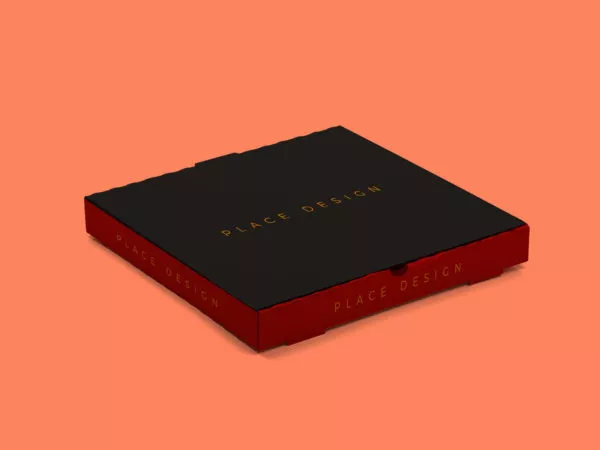 Pizza Box Packaging Free PSD Mockup