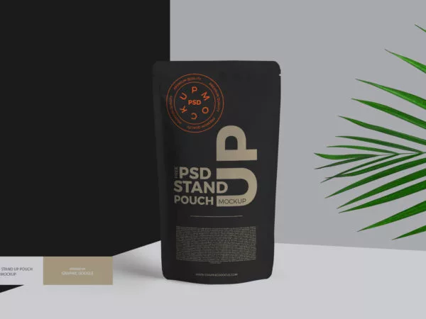 Stand Up Pouch – Free PSD Mockup