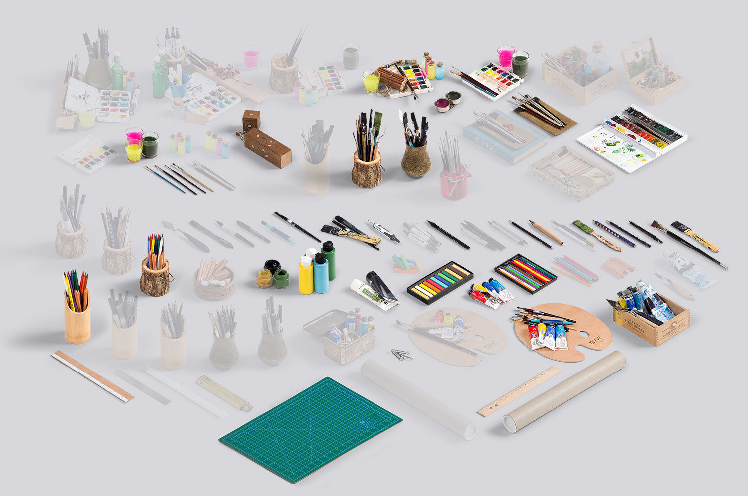 Art Scene Generator Free Mockup Kit | Free Mockup