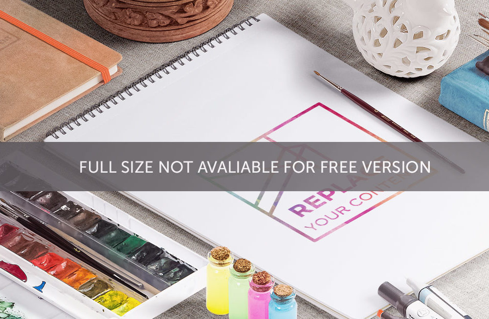 Art Scene generator mockup kit - Free Mockup