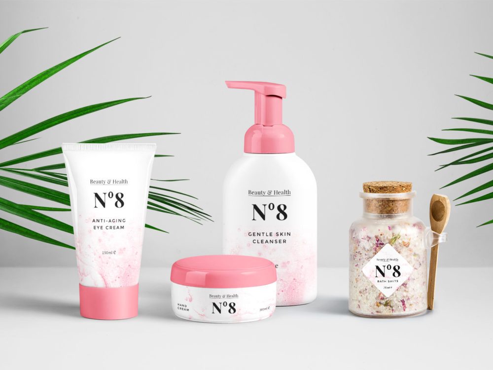 Cosmetics Packaging PSD Mockups