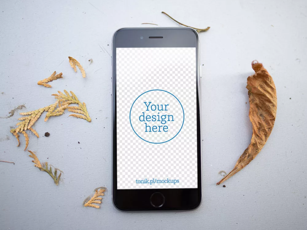 Free iPhone 6 PSD Mockup