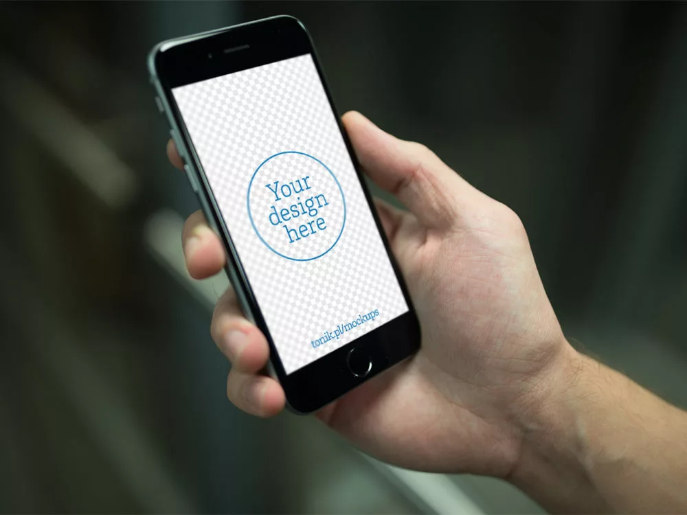 Free iPhone 6 PSD Mockup