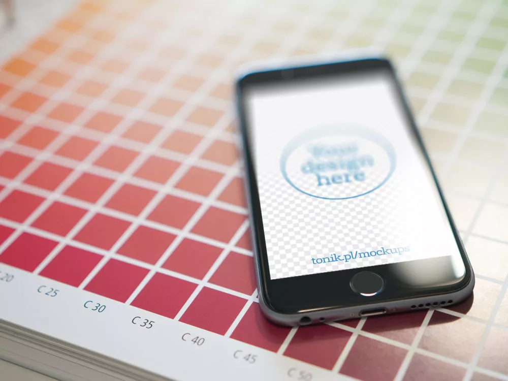 Free iPhone 6 PSD Mockup