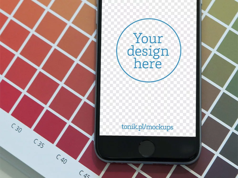 Free iPhone 6 PSD Mockup