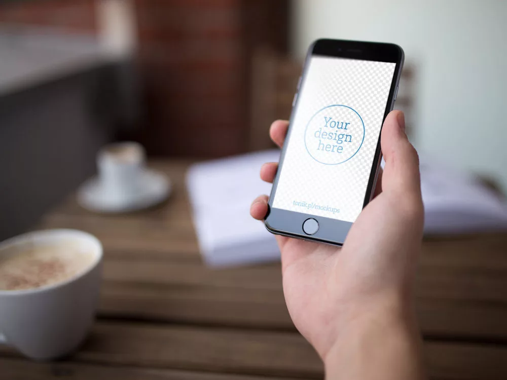 Free iPhone 6 PSD Mockup