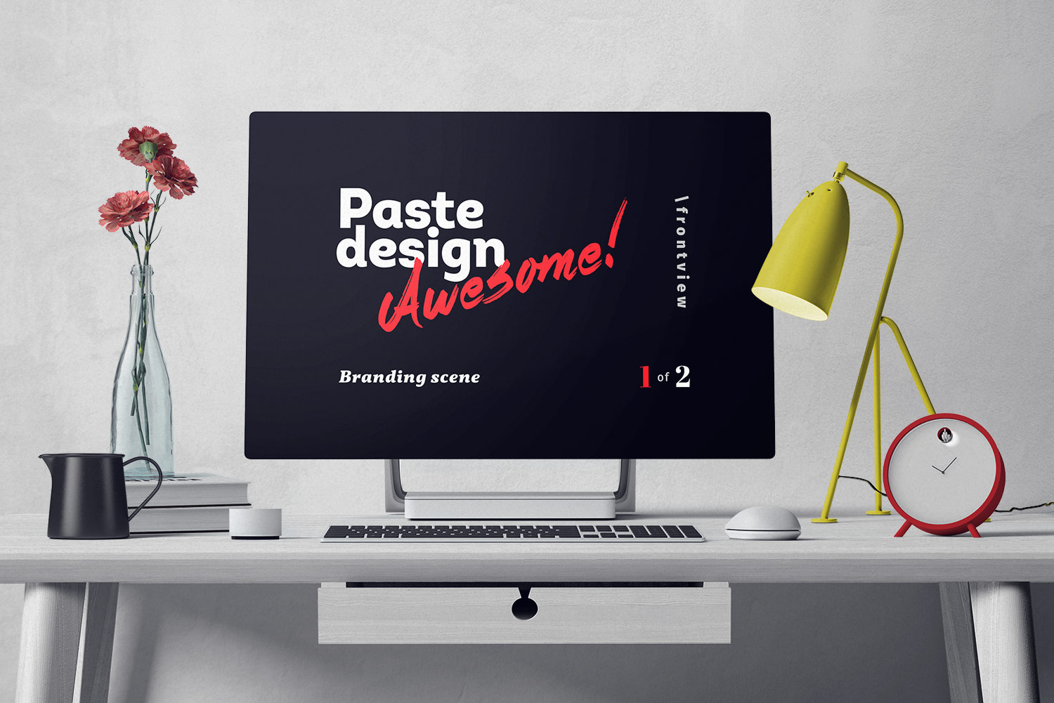Download Surface Studio Free Workspace Mockup Scene | Free Mockup