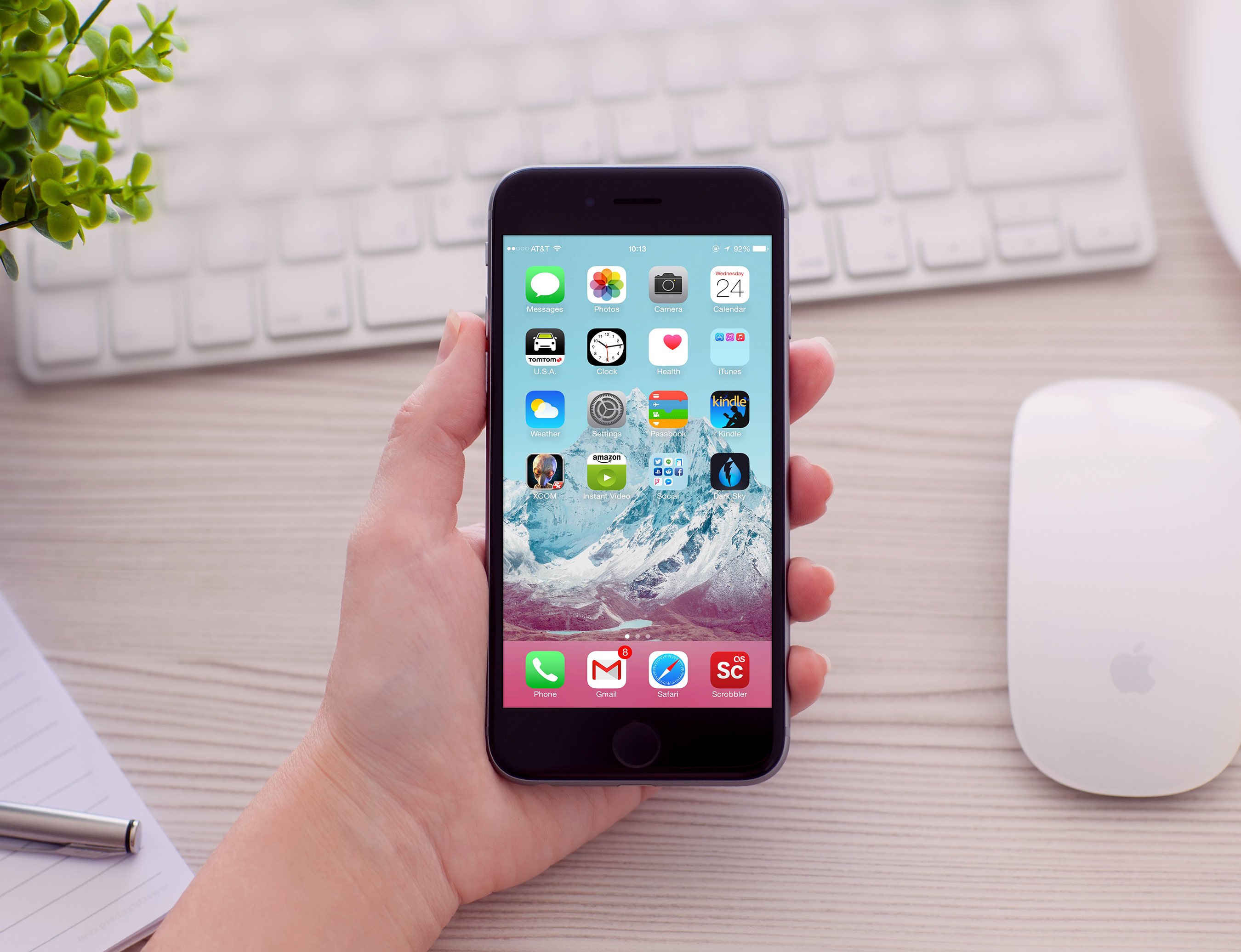 Download iPhone-6-in-Hand-Free-Mockup | Free Mockup