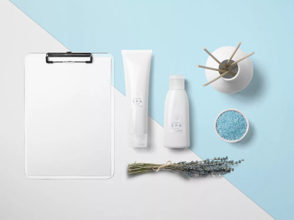 Cosmetics free mockup