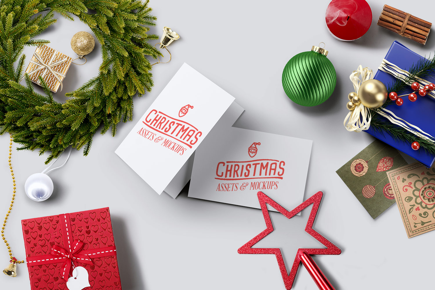 Christmas Mockup Pack Free Demo