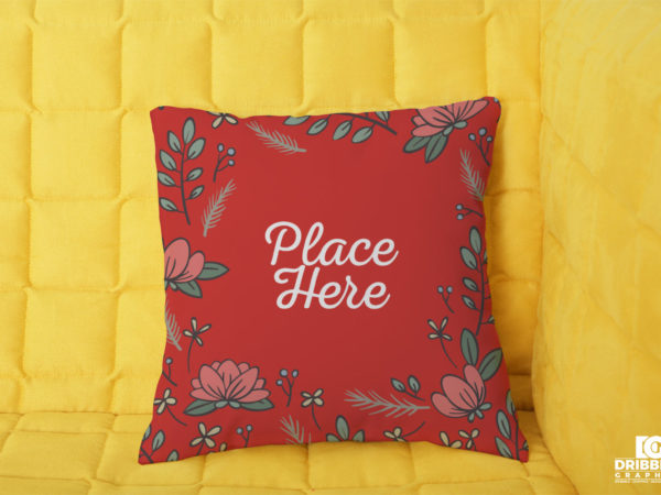 Free Soft Pillow Mockup