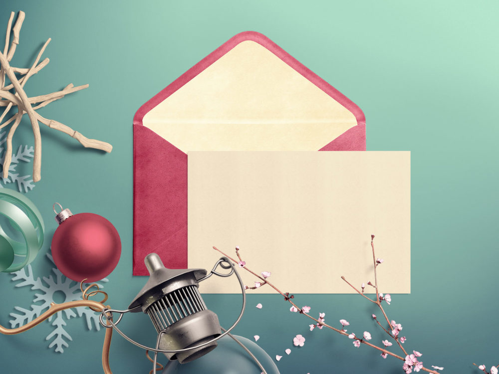 Free Xmas Scene Mockup