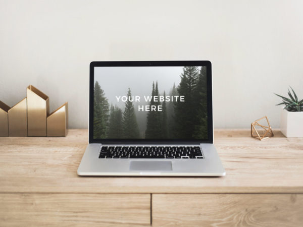 Free MacBook Pro PSD Mockup