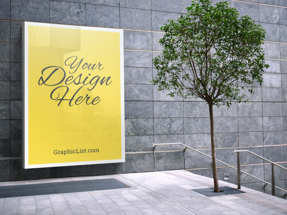 Outdoor Advertising Free Mockup