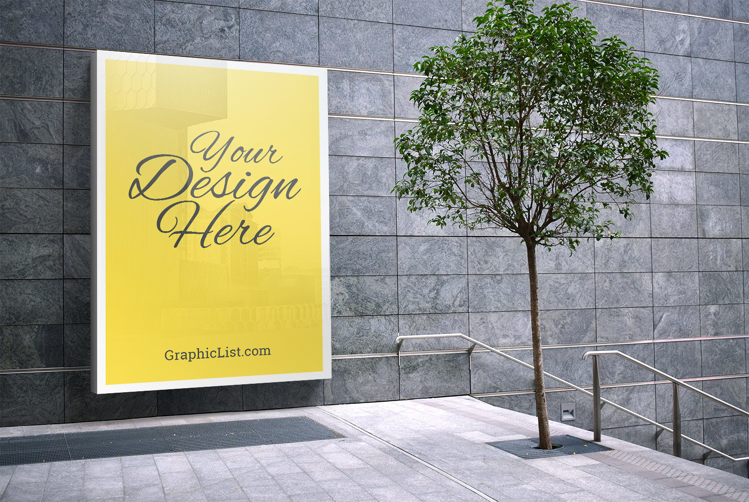 Download Outdoor Advertising Free Mockup | Free Mockup