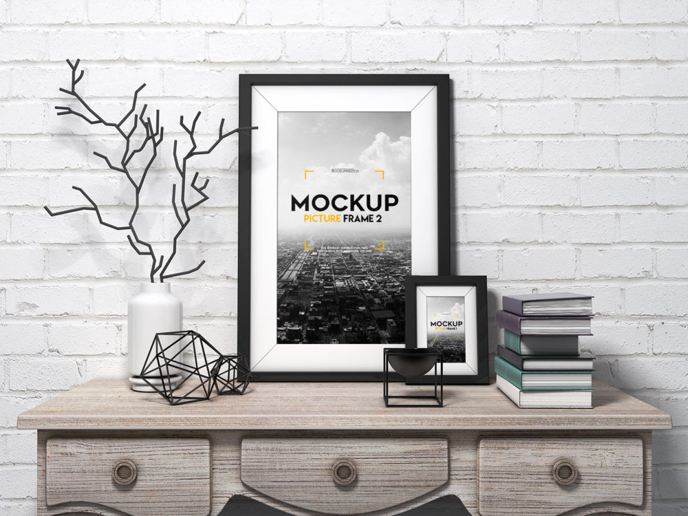 Picture Frame Free PSD Mockup