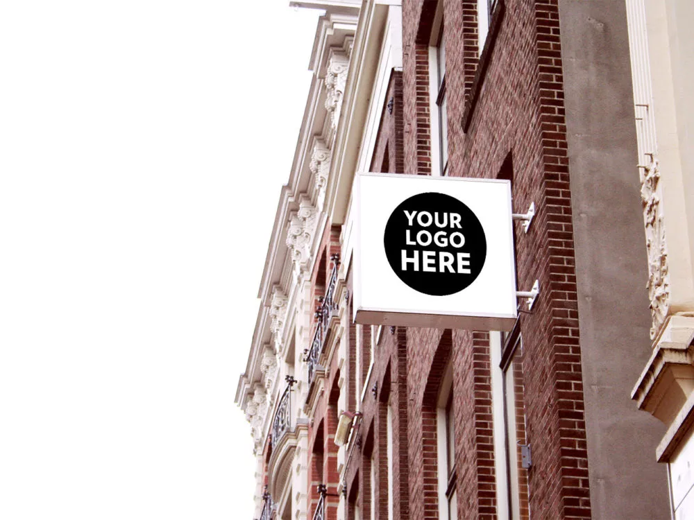 Sign Free PSD Mockup