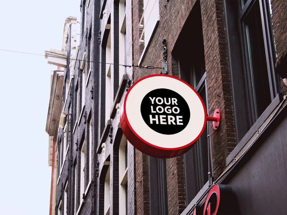 Sign Free PSD Mockup