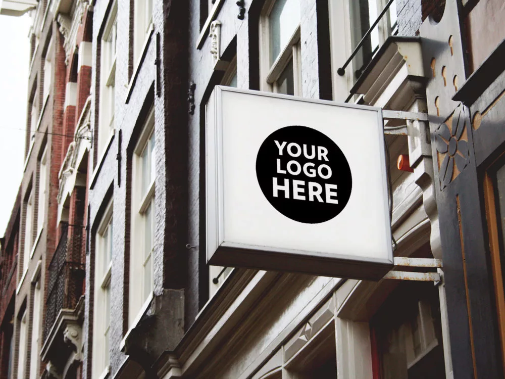 Sign Free PSD Mockup