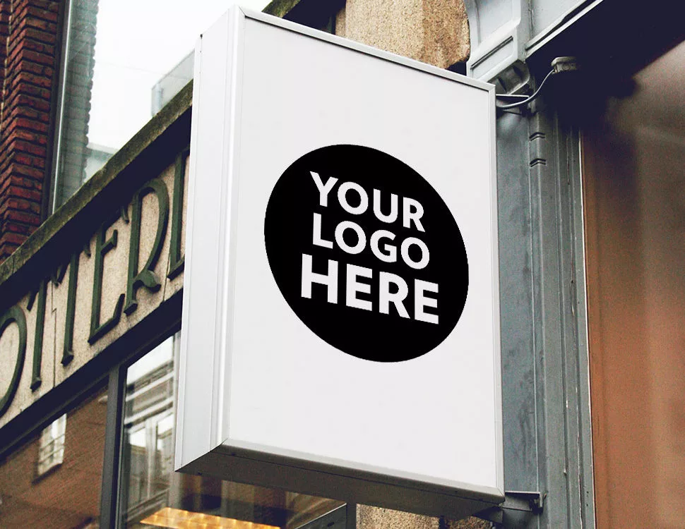 Sign Free PSD Mockup