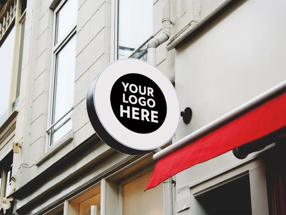Sign Free PSD Mockup