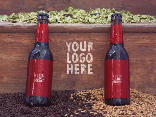 Black and Tan Beer Free Mockup