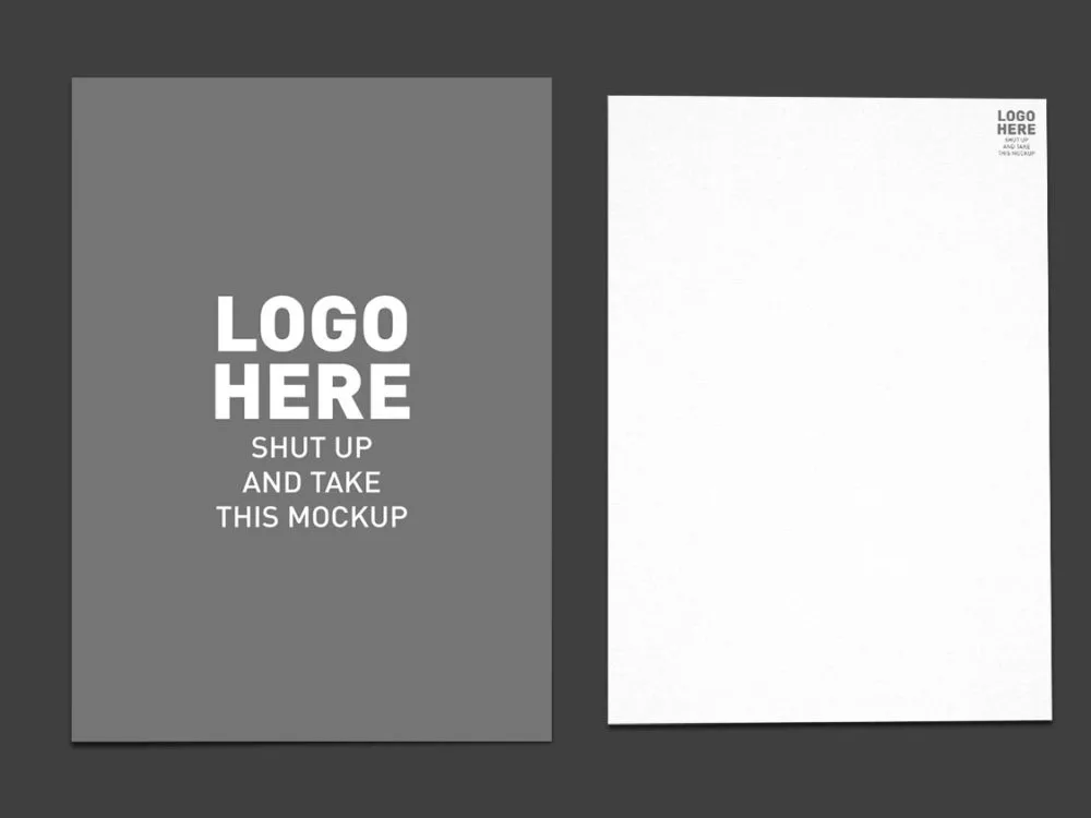 Folder closer A4 Free Mockup