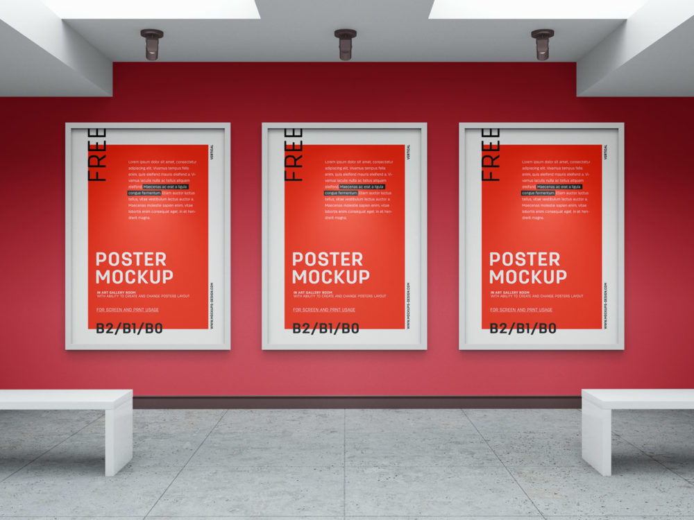 Free Art Gallery Mockup