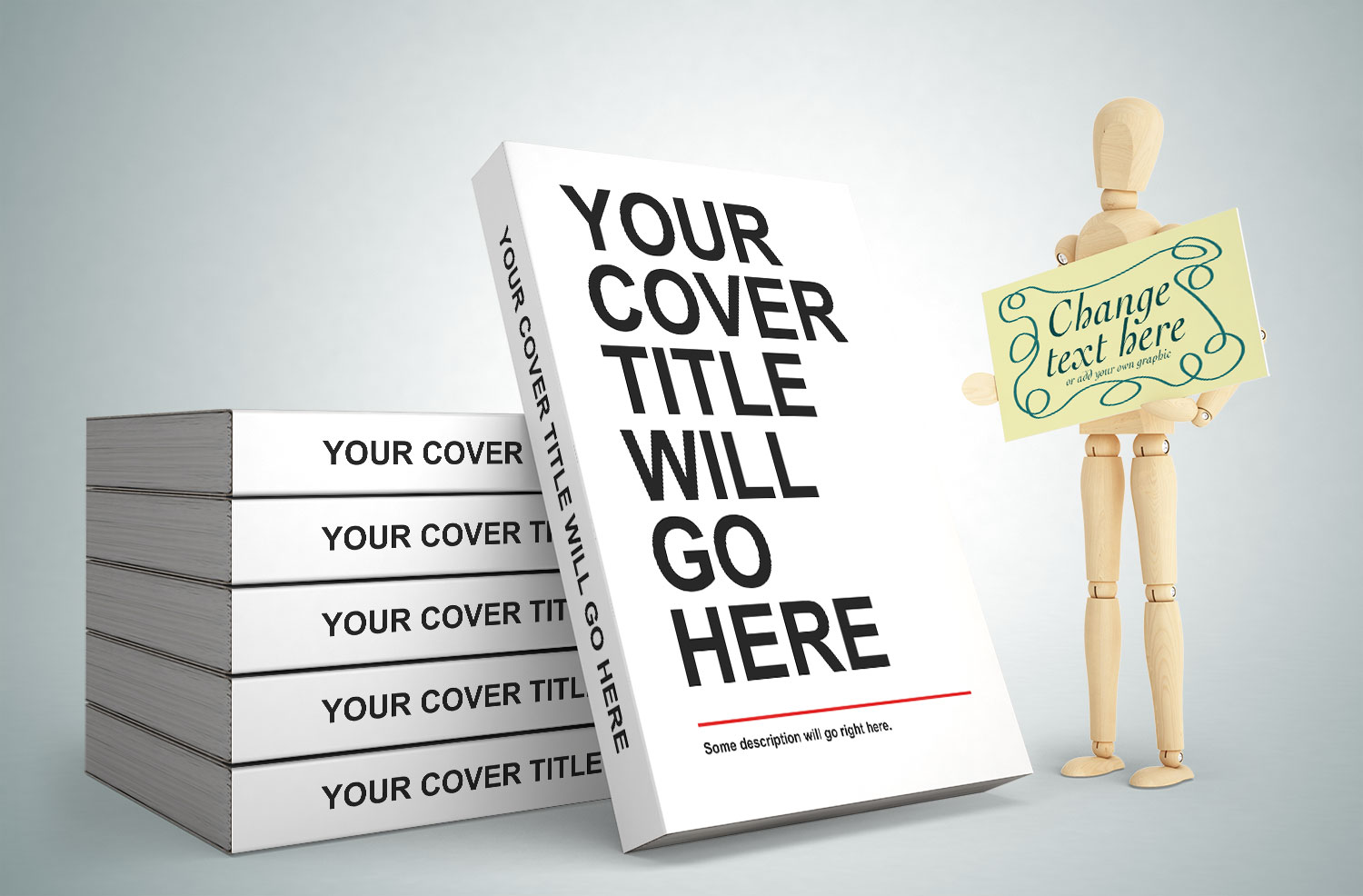 Realistic Book Cover Free Psd Mockup