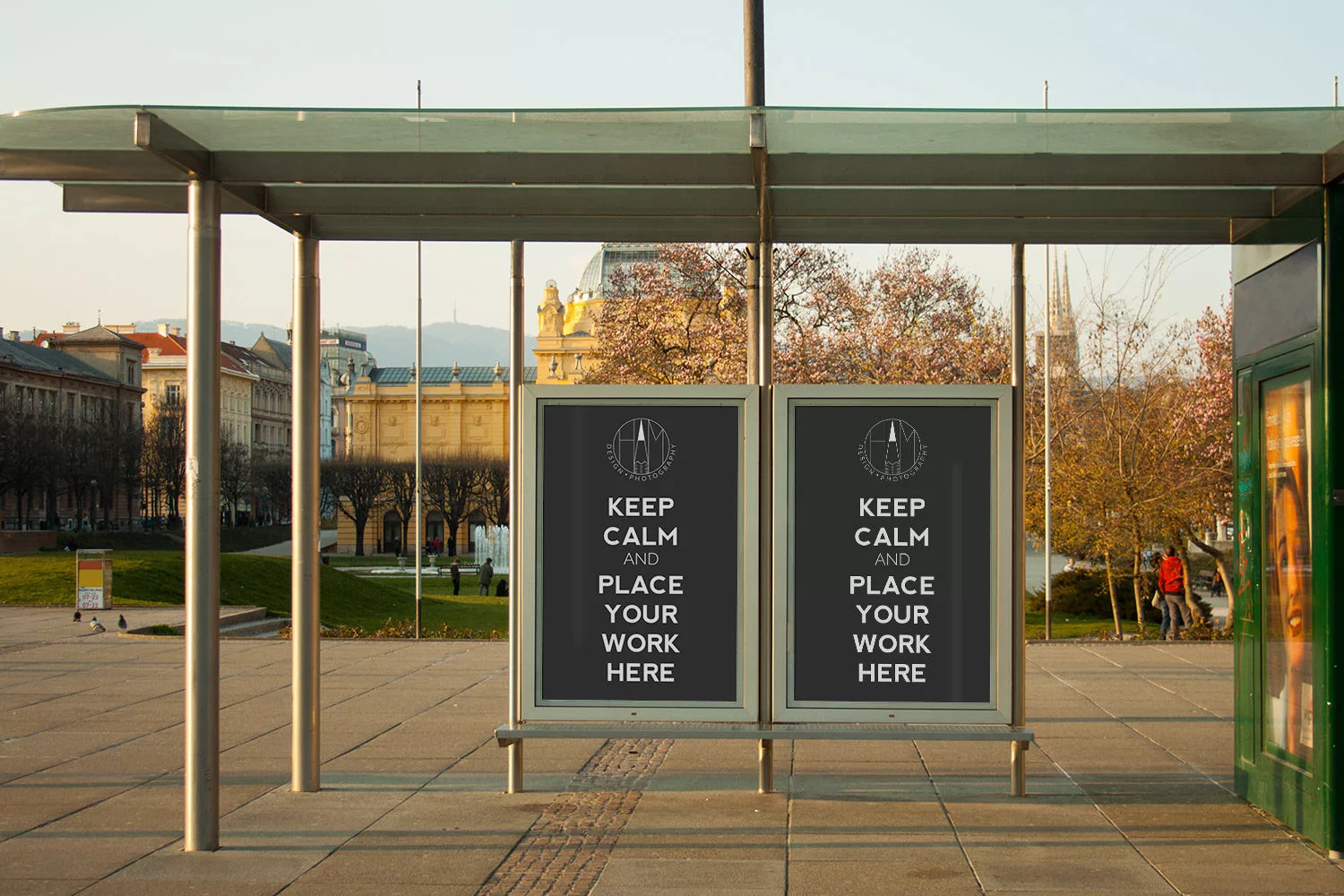 Free City Light MockUp Free Mockup