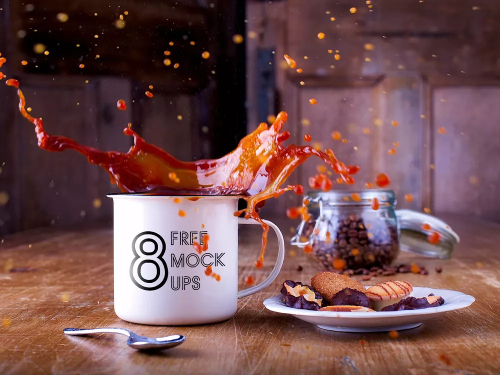 8 Free Cup PSD Mockups