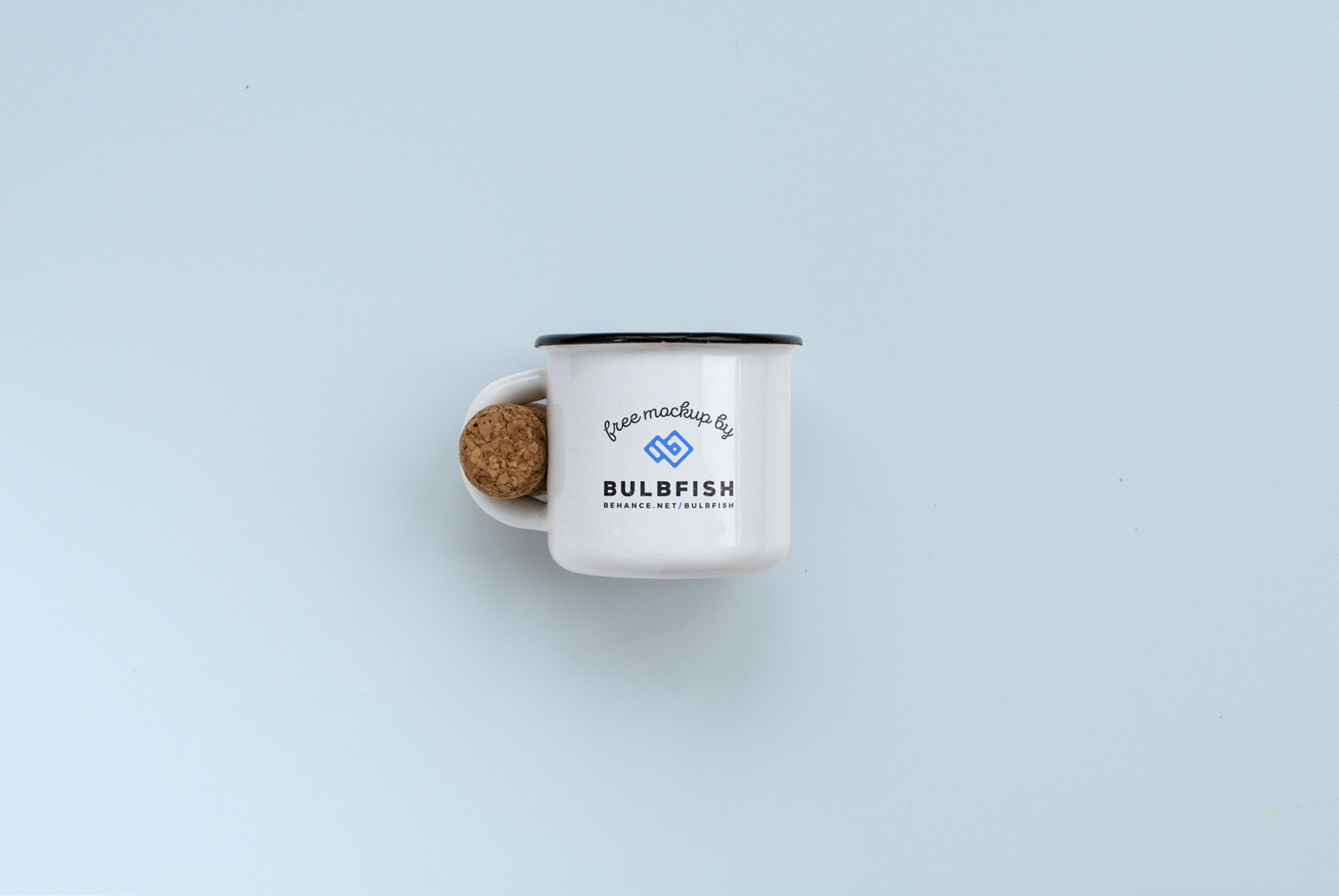 Free PSD Enameled Mug Mockups