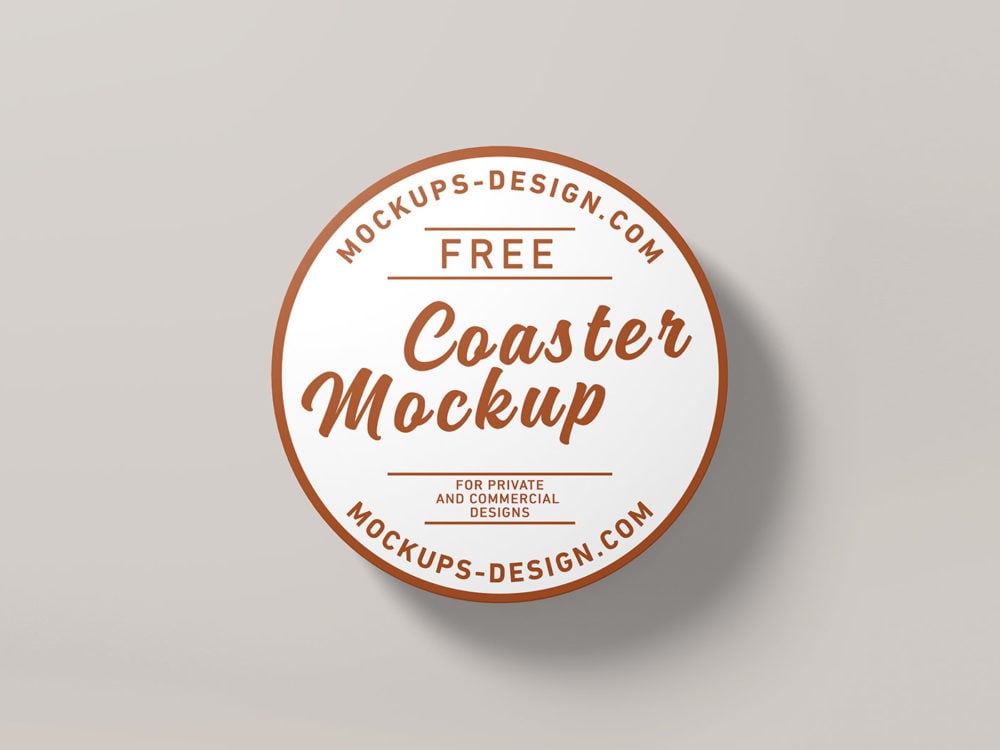 Download Free-Round-Coaster-PSD-Mockup-03 | Free Mockup
