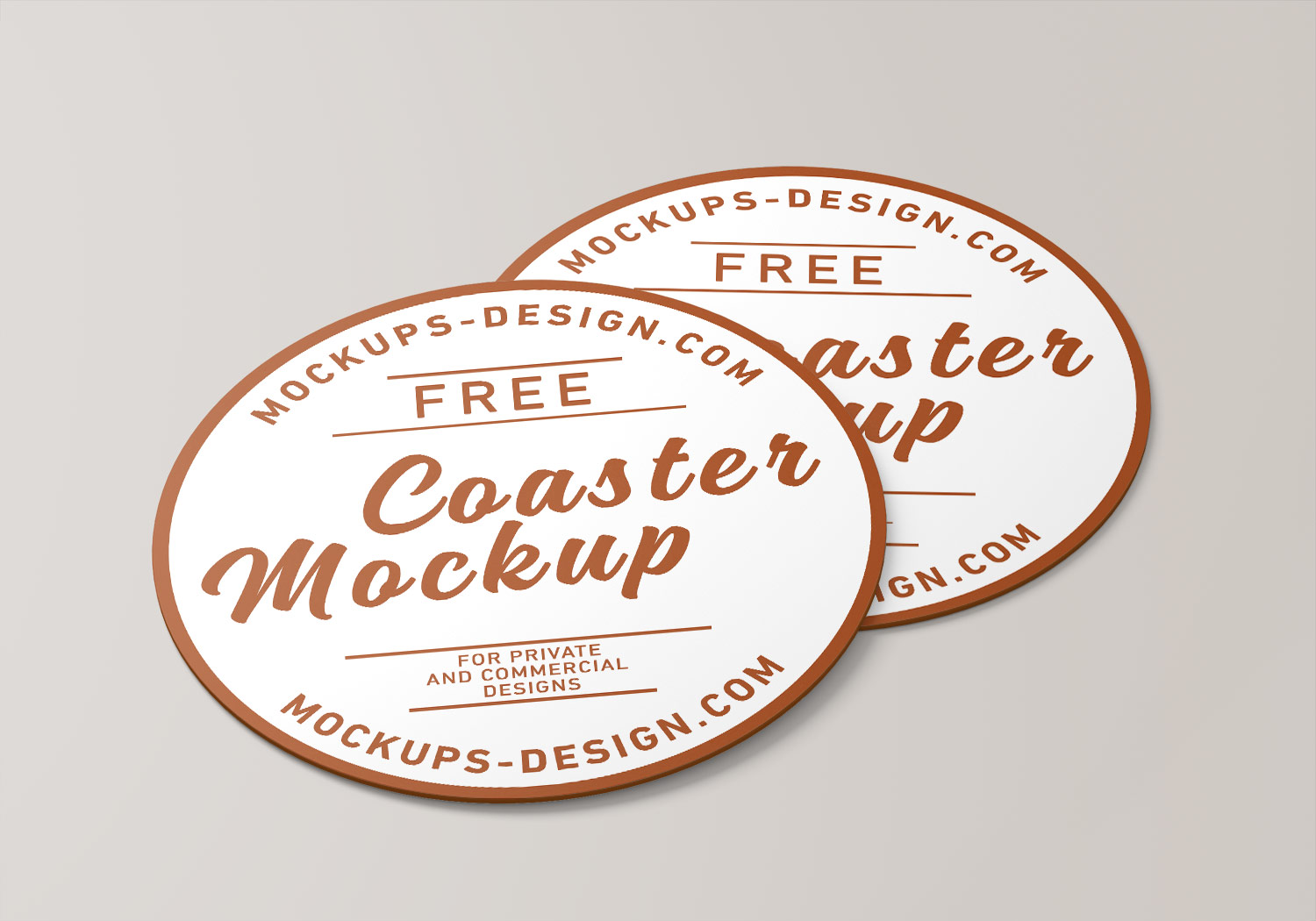 Download Free Round Coaster Psd Mockup Free Mockup