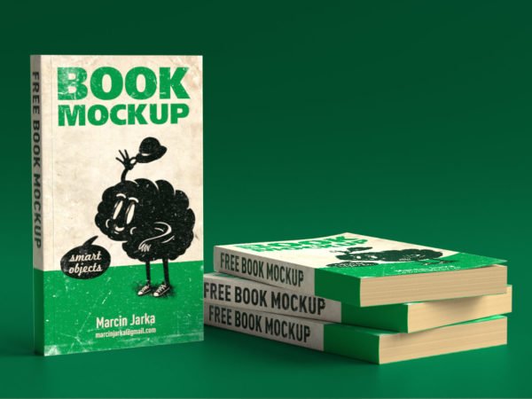 Free Soft Cover Book Mockup
