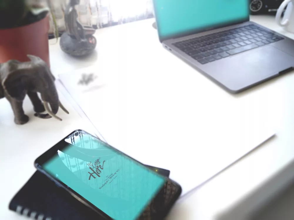 Free Ultra Realistic Workspace Mockup