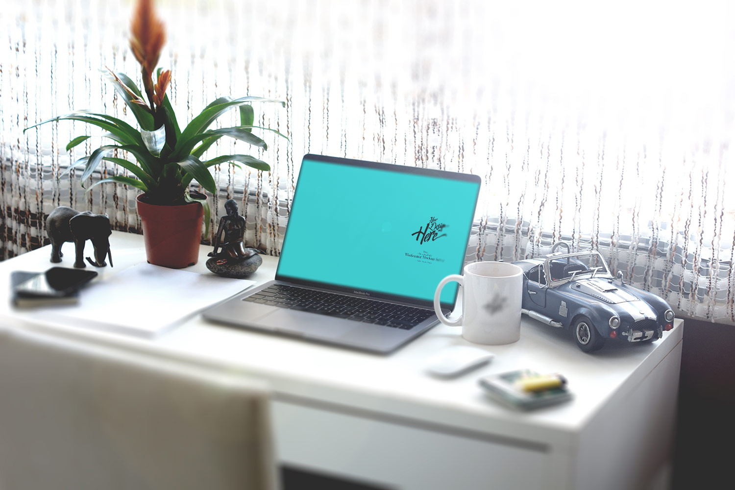 Free Ultra Realistic Workspace Mockup