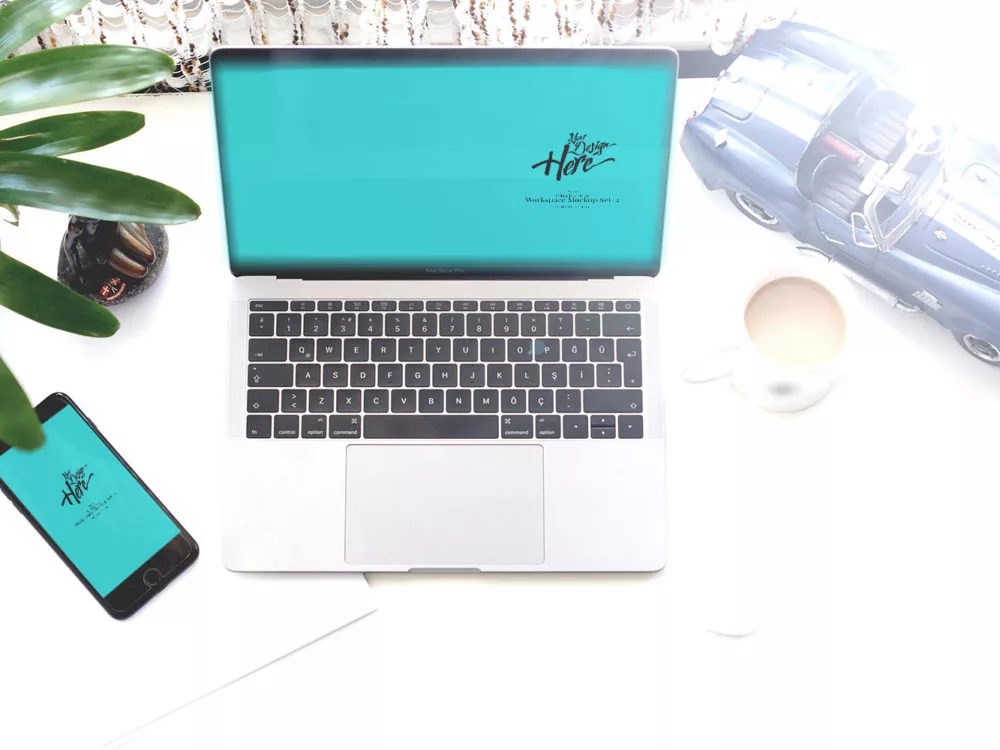 Free Ultra Realistic Workspace Mockup