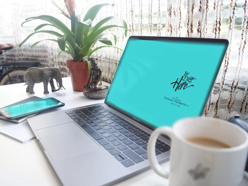 Free Ultra Realistic Workspace Mockup