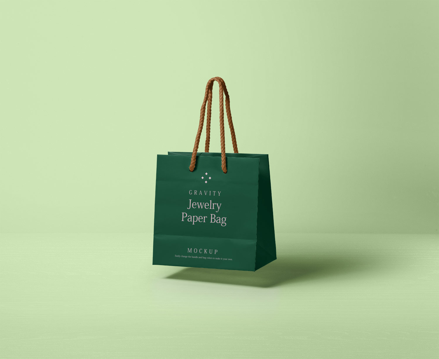 Gravity-Jewelry-Paper-Bag-Free-Mockup | Free Mockup