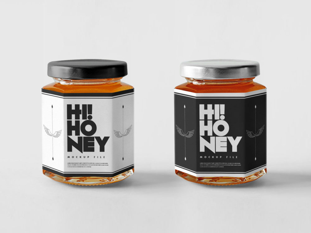 Honey Jar Free Mockup