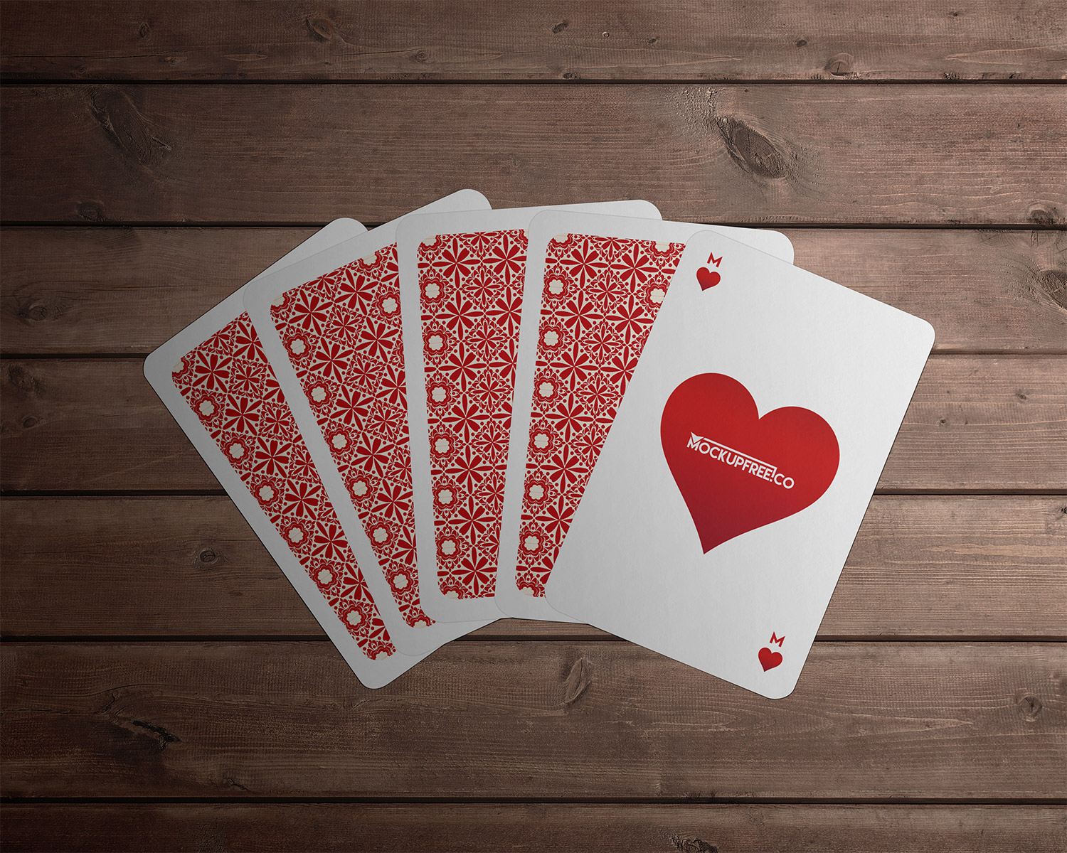 Playing Cards Free PSD Mockups