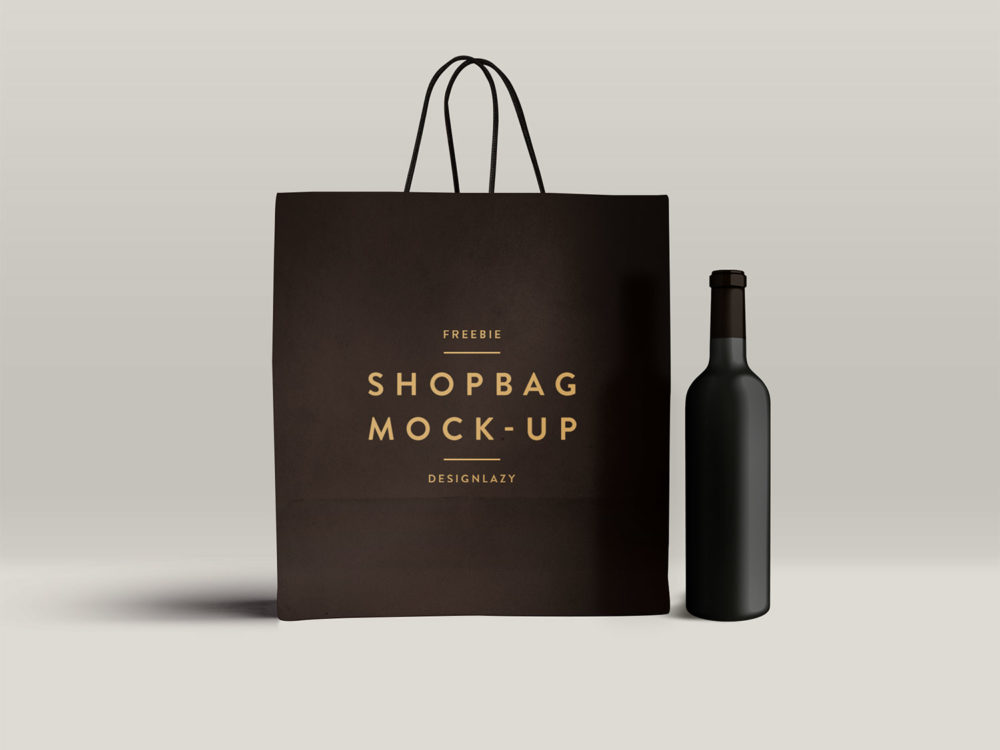 Download Shopping Bag Free Mockup Psd Free Mockup