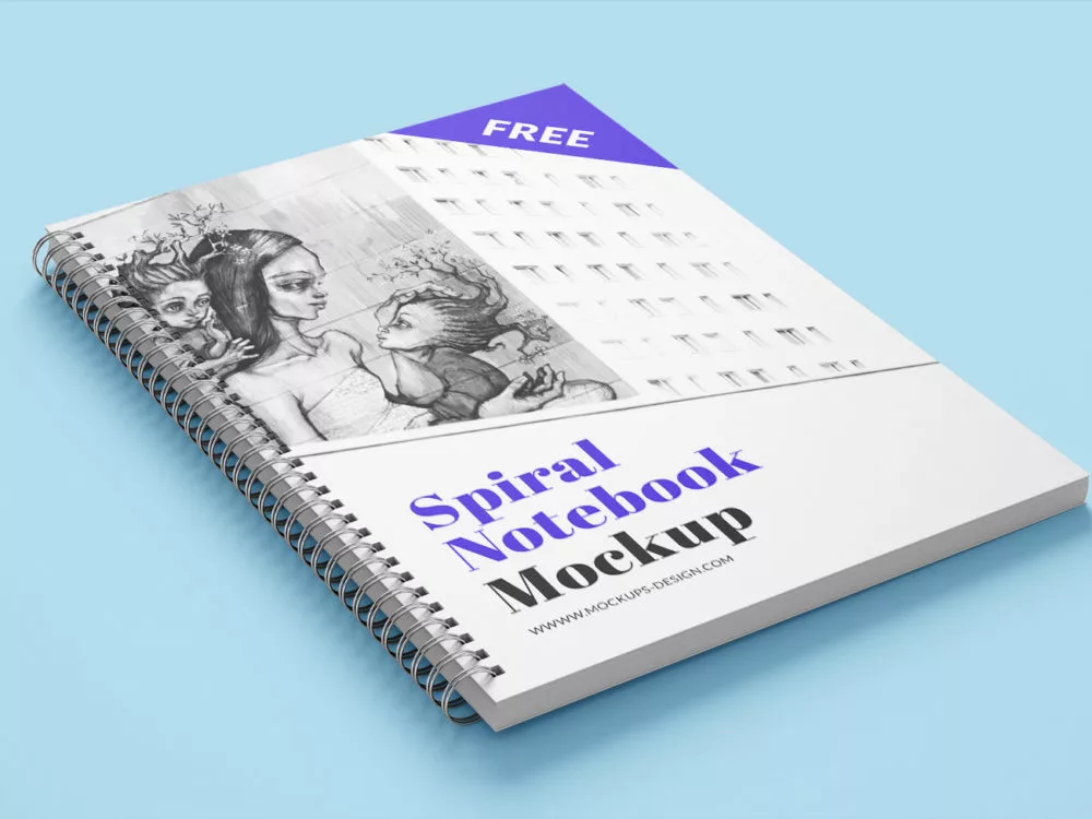Spiral Book Mockup