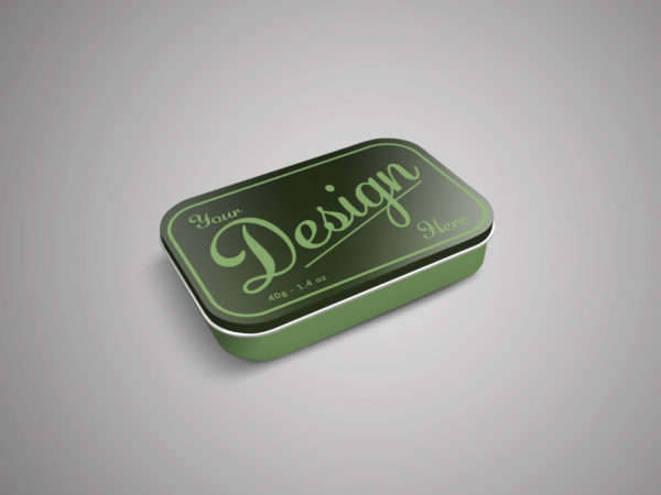 Tin Box Mockups Free