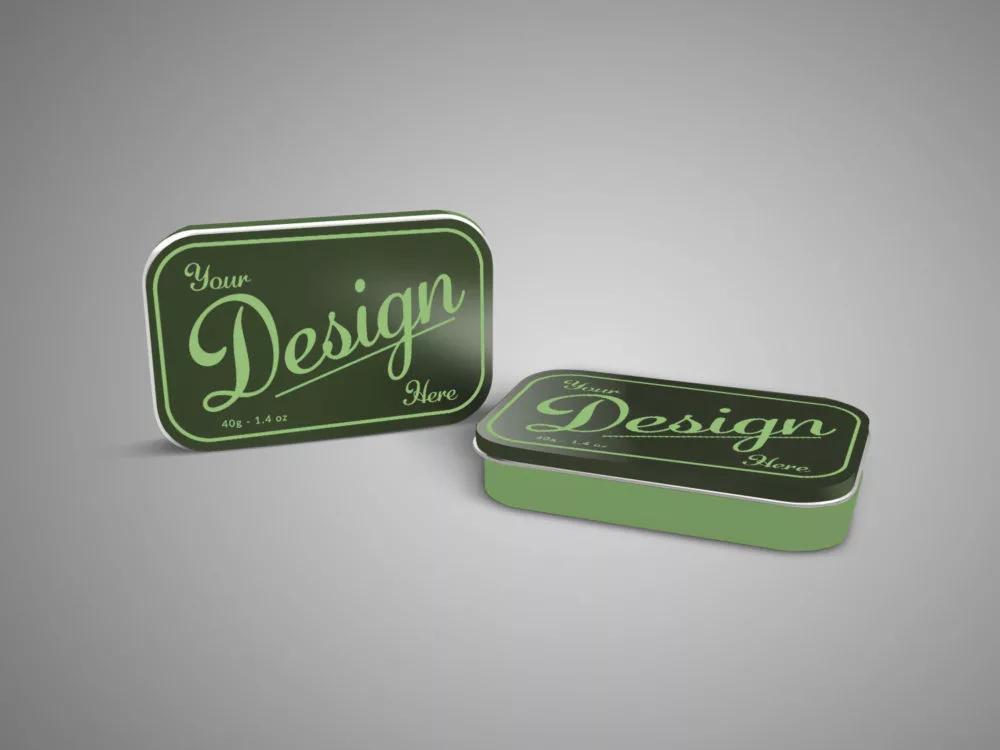 Tin Box Mockups Free