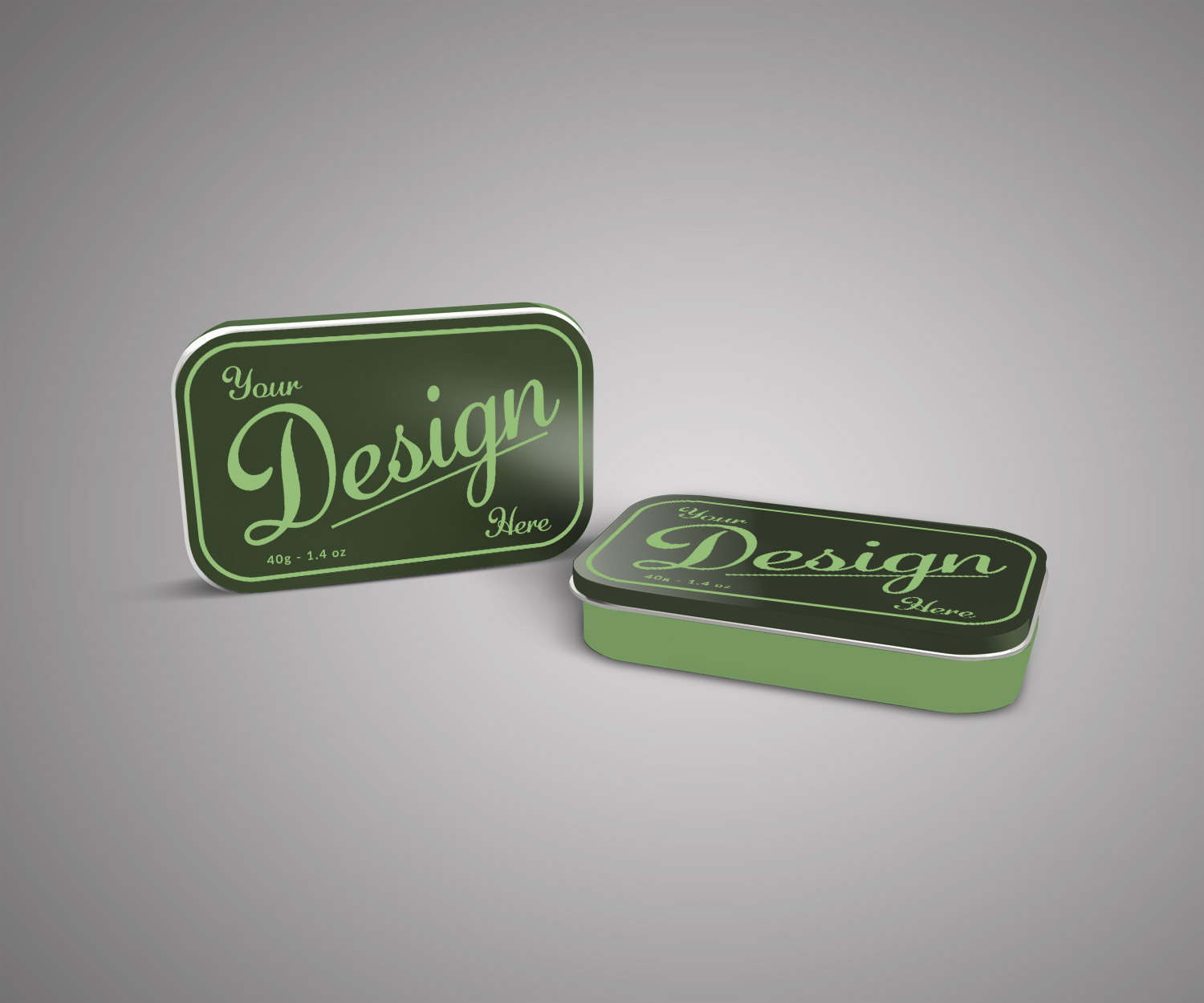 Tin Box Mockups Free