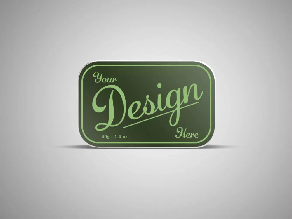 Tin Box Mockups Free