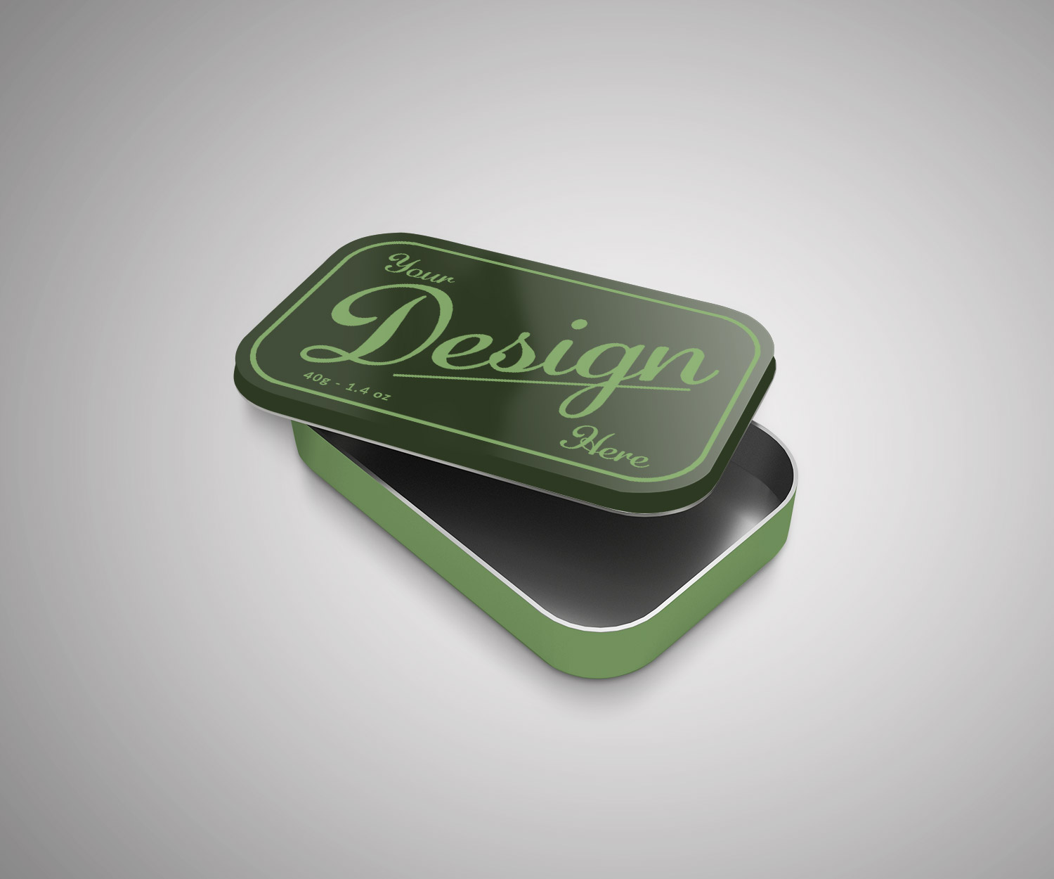 Tin Box Mockups Free