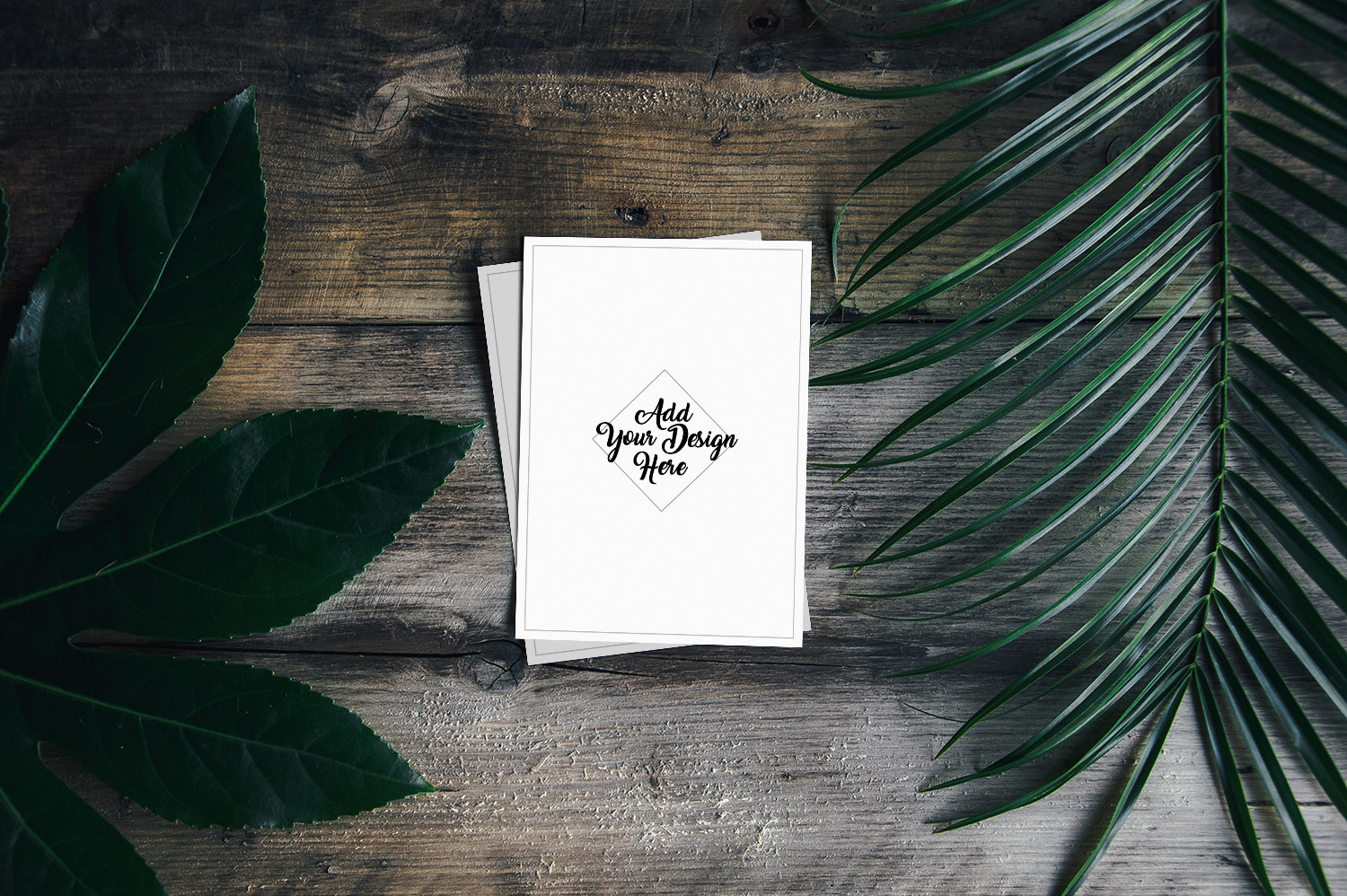 Download Two Free Greeting Card Mockups | Free Mockup